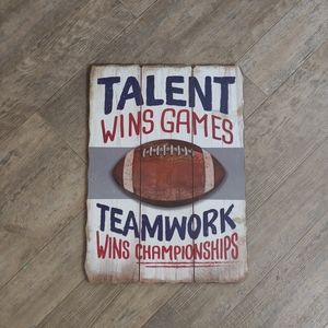 COPY - Football wall decor.